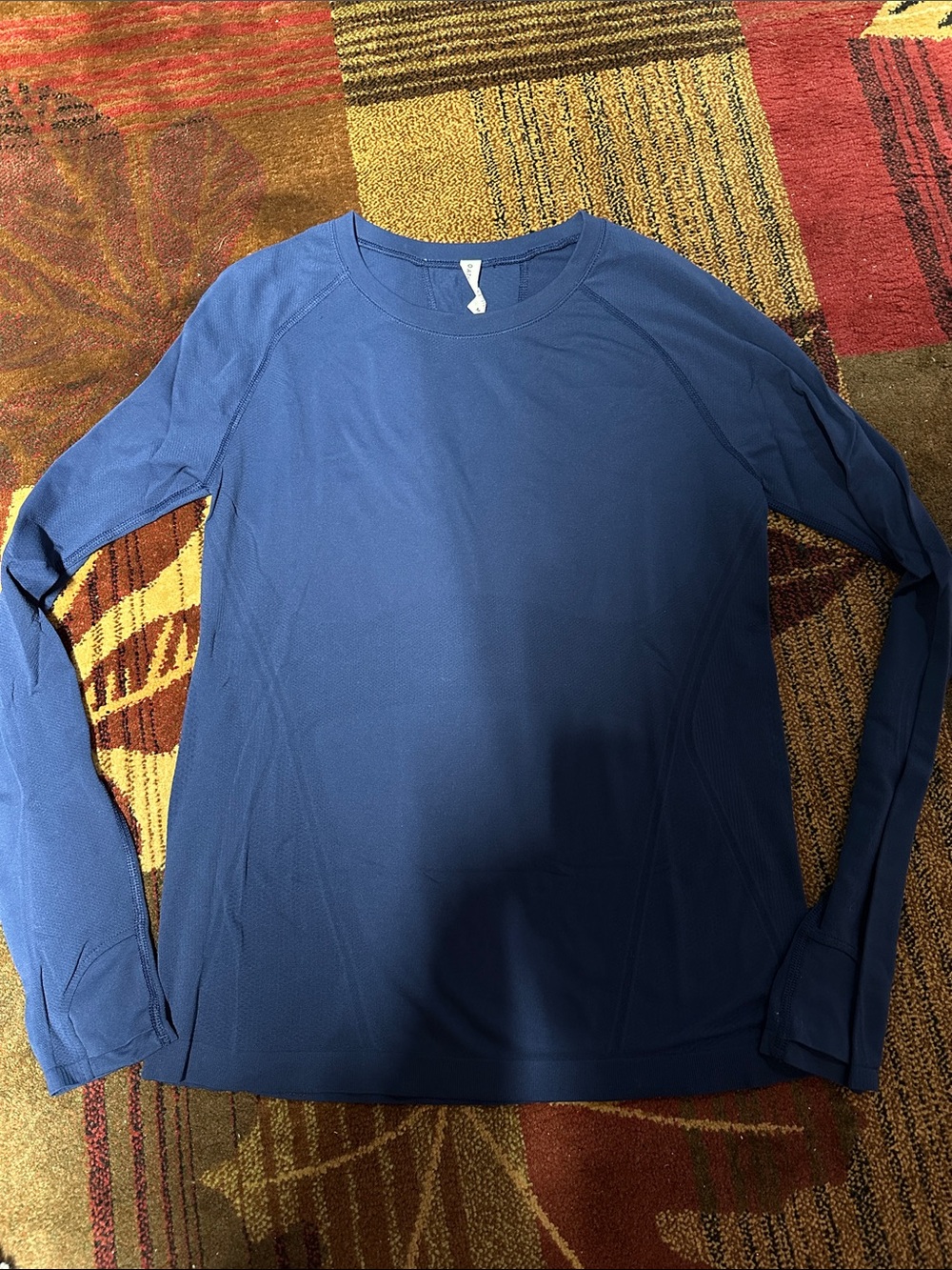 Athleta Navy Blue Dri-Fit Long Sleeve - Size Medium